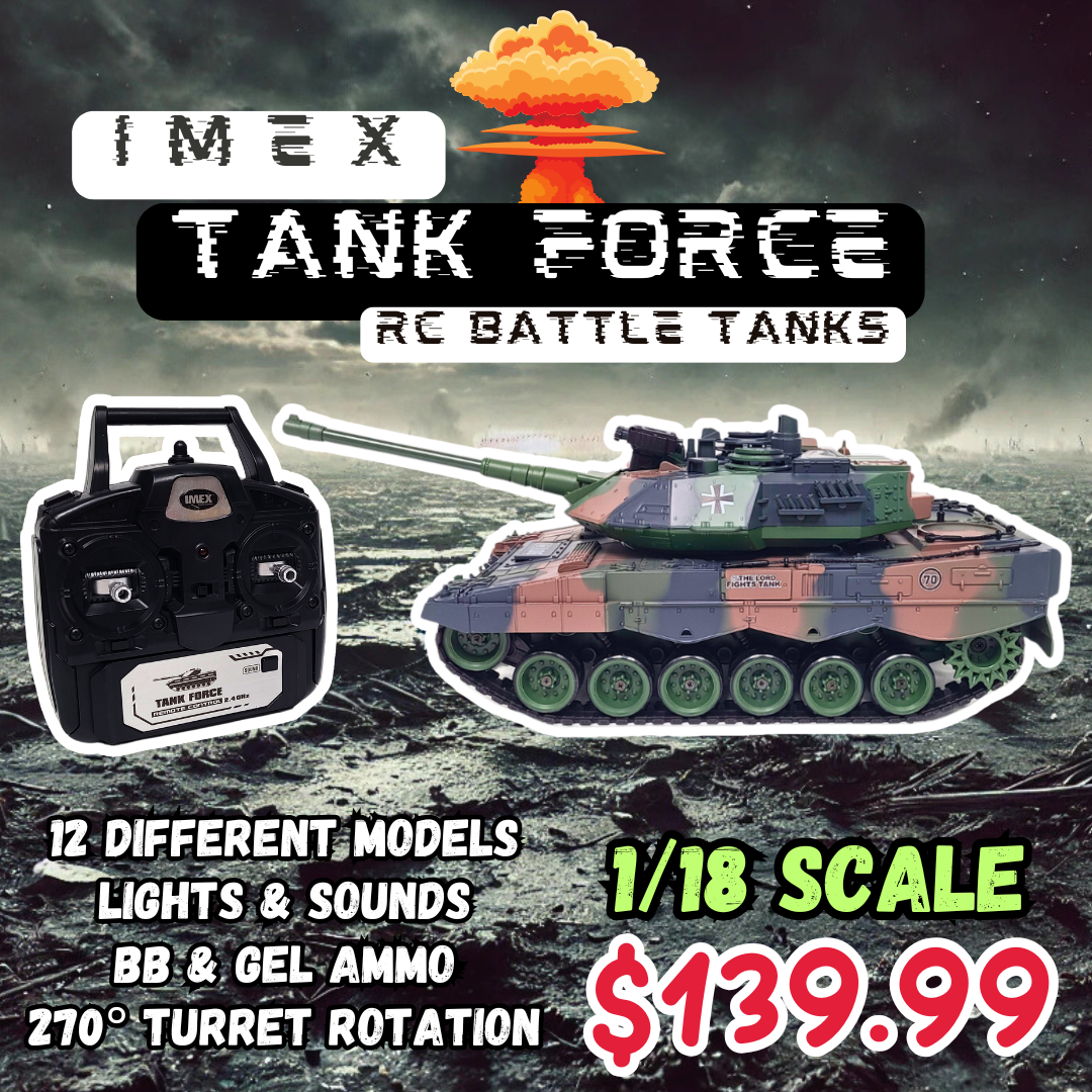 1/18th Tank Force RC Tanks