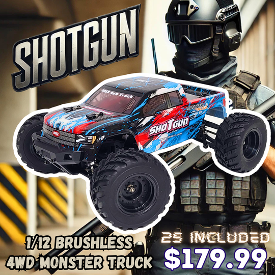 IMEX Shotgun 1/12th Brushless RTR 4WD Monster Truck