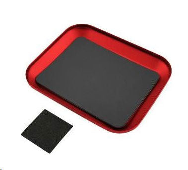 Red Magnetic Screw Tray