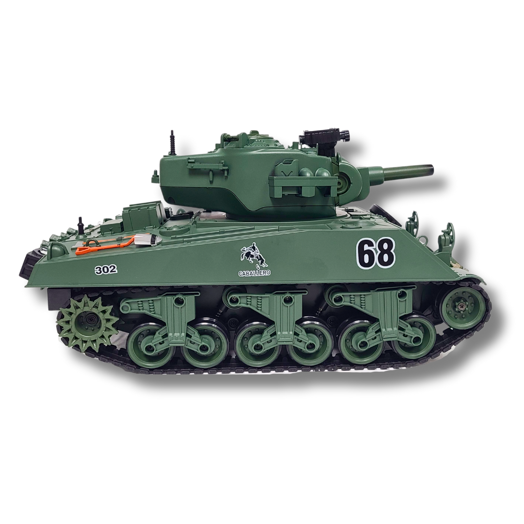 1/18 Scale US M4A3 Sherman- 2.4Ghz RC Tank Force