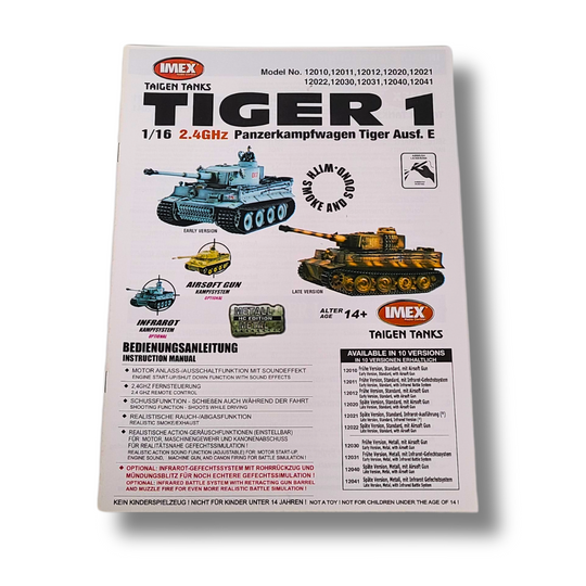 1/16th Taigen Tiger 1 Mid Version Metal Edition w/ Airsoft Barrel Recoil