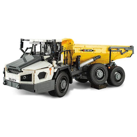 CaDA Articulated Dump Truck Remote Controlled Construction Series 1:17 Scale Brick Building Set 3,067 Pieces