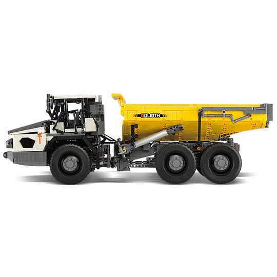 CaDA Articulated Dump Truck Remote Controlled Construction Series 1:17 Scale Brick Building Set 3,067 Pieces