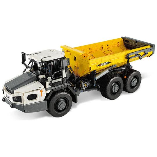 CaDA Articulated Dump Truck Remote Controlled Construction Series 1:17 Scale Brick Building Set 3,067 Pieces