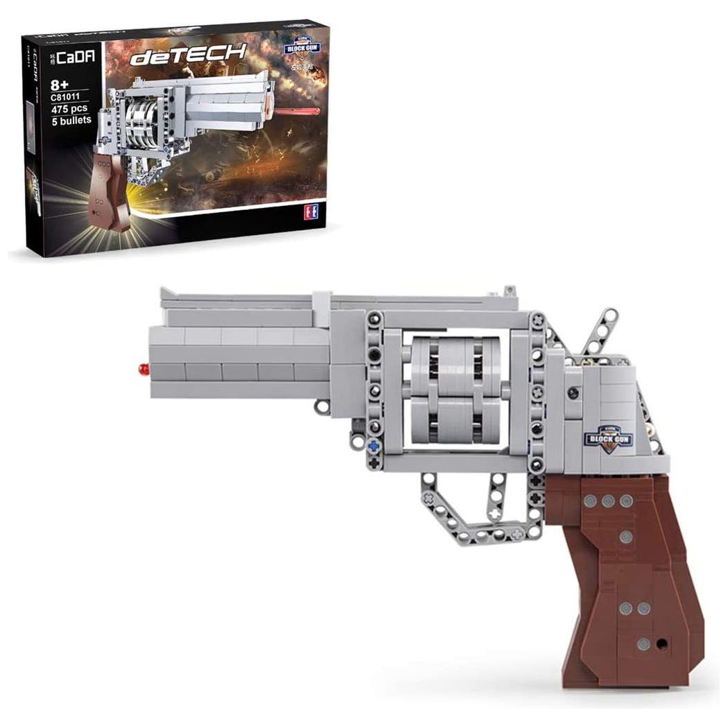 CaDA Model Revolver Brick Building Set 475 Pieces