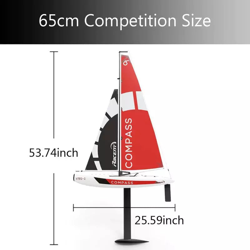 COMPASS 65CM Sailboat-RTR Wind Powered