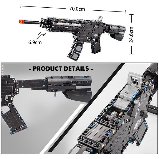 CaDA Model Carbine Rifle Brick Building Set 621 Pieces