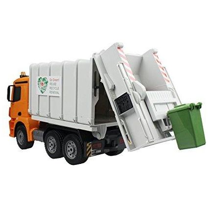 2.4GHz RTR RC Construction - 1/20th Scale Mercedes-Benz Antos Garbage Truck