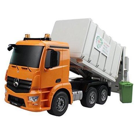 2.4GHz RTR RC Construction - 1/20th Scale Mercedes-Benz Antos Garbage Truck