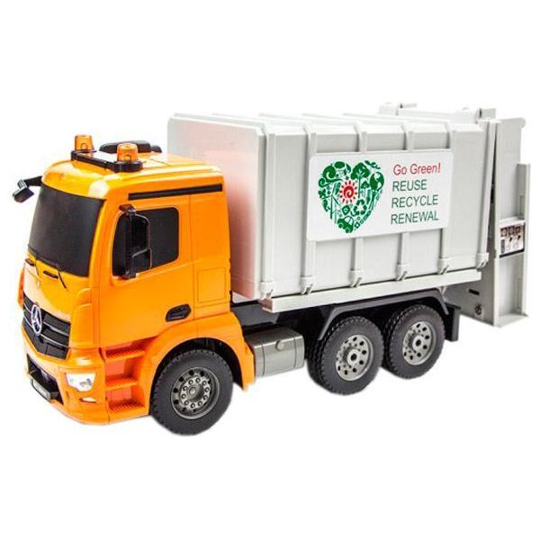 2.4GHz RTR RC Construction - 1/20th Scale Mercedes-Benz Antos Garbage Truck