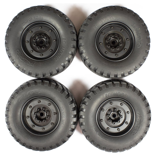 Set of (x4) Replacement Humvee Tires & Wheels