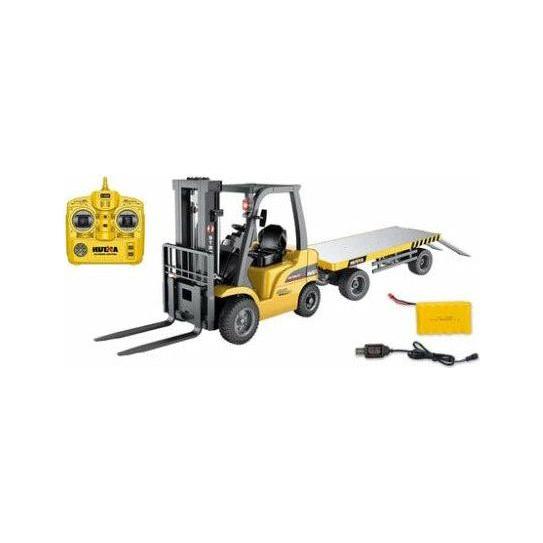 HUINA FORKLIFT AND TRAILER (1/10TH SCALE)   OPEN BOX