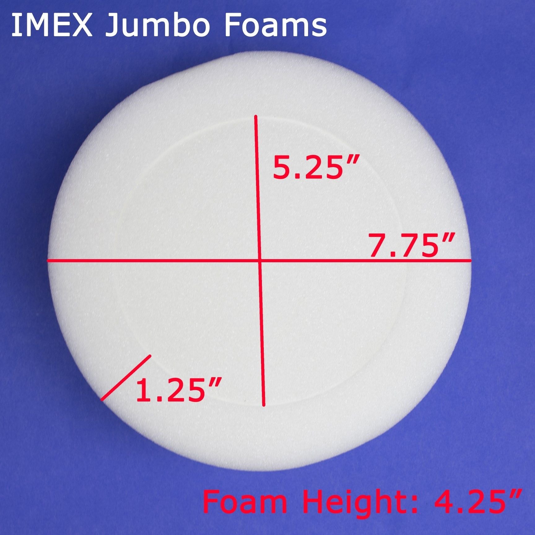 Foam plate with different size