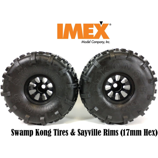 Swamp Kong Tires w/ Sayville Rims (2 Pair) (Choose Colors)