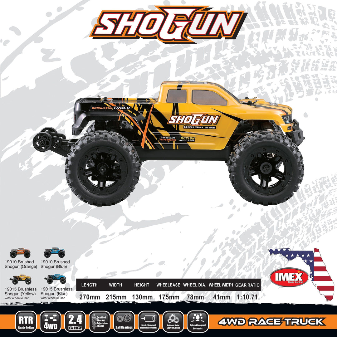 IMEX Shogun 1/16th Scale Brushless RTR 4WD Monster Truck