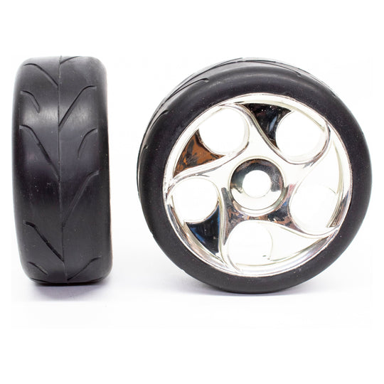 IMEX 1/8th Rally Tire Set - Chrome (1 Pair)