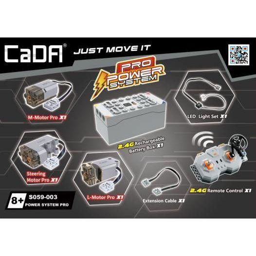 CaDA Pro Power System- Build a Motorized Version!