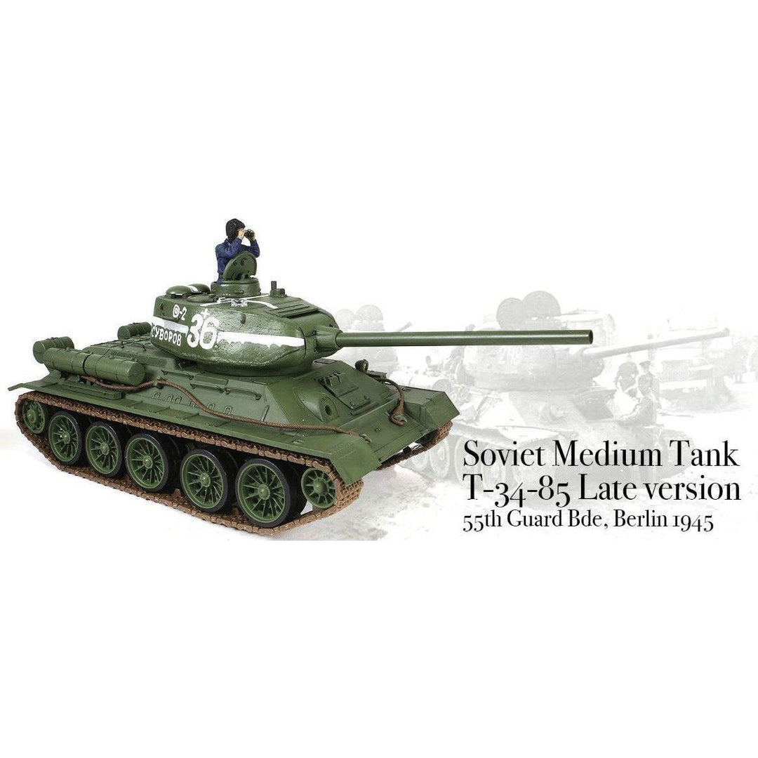 T-34/85 1/24th Scale RTR 2.4GHz Battle Tank - Taigen Tanks