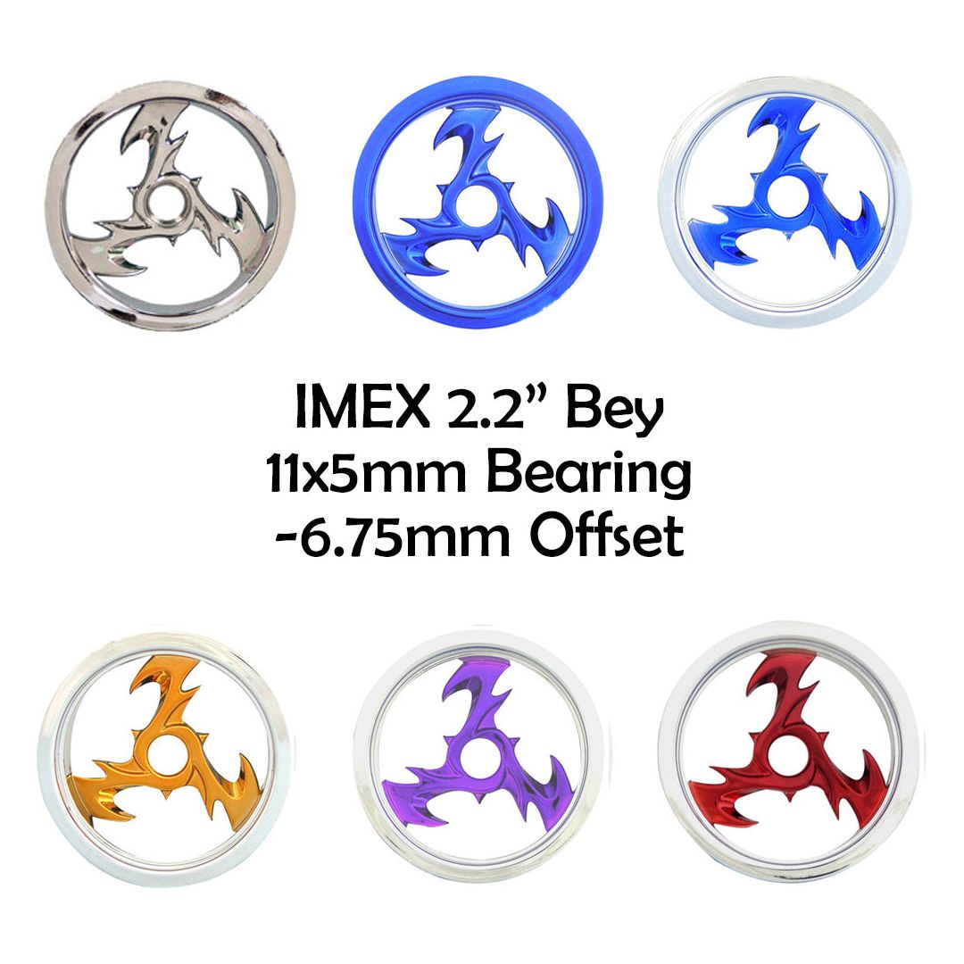 IMEX 2.2" Bey Rims - 11x5mm Bearing (1 Front Pair)