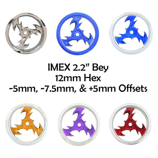 IMEX 2.2" Bey Rims - 12mm Hex (1 Pair)