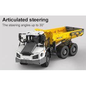 CaDA Articulated Dump Truck Remote Controlled Construction Series 1:17 Scale Brick Building Set 3,067 Pieces