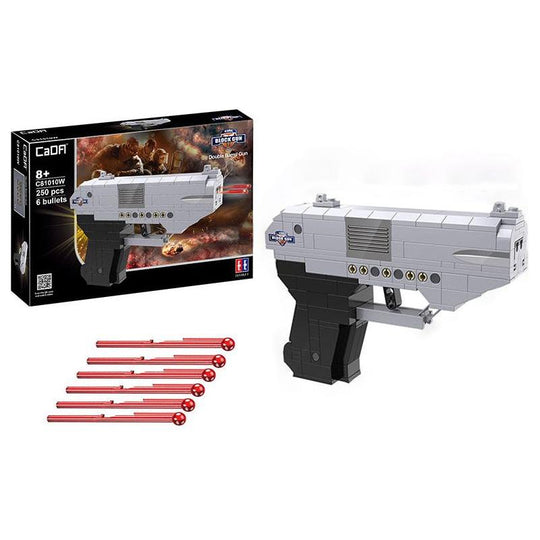 CaDA Model Double-Barrel Pistol Brick Building Set 250 Pieces