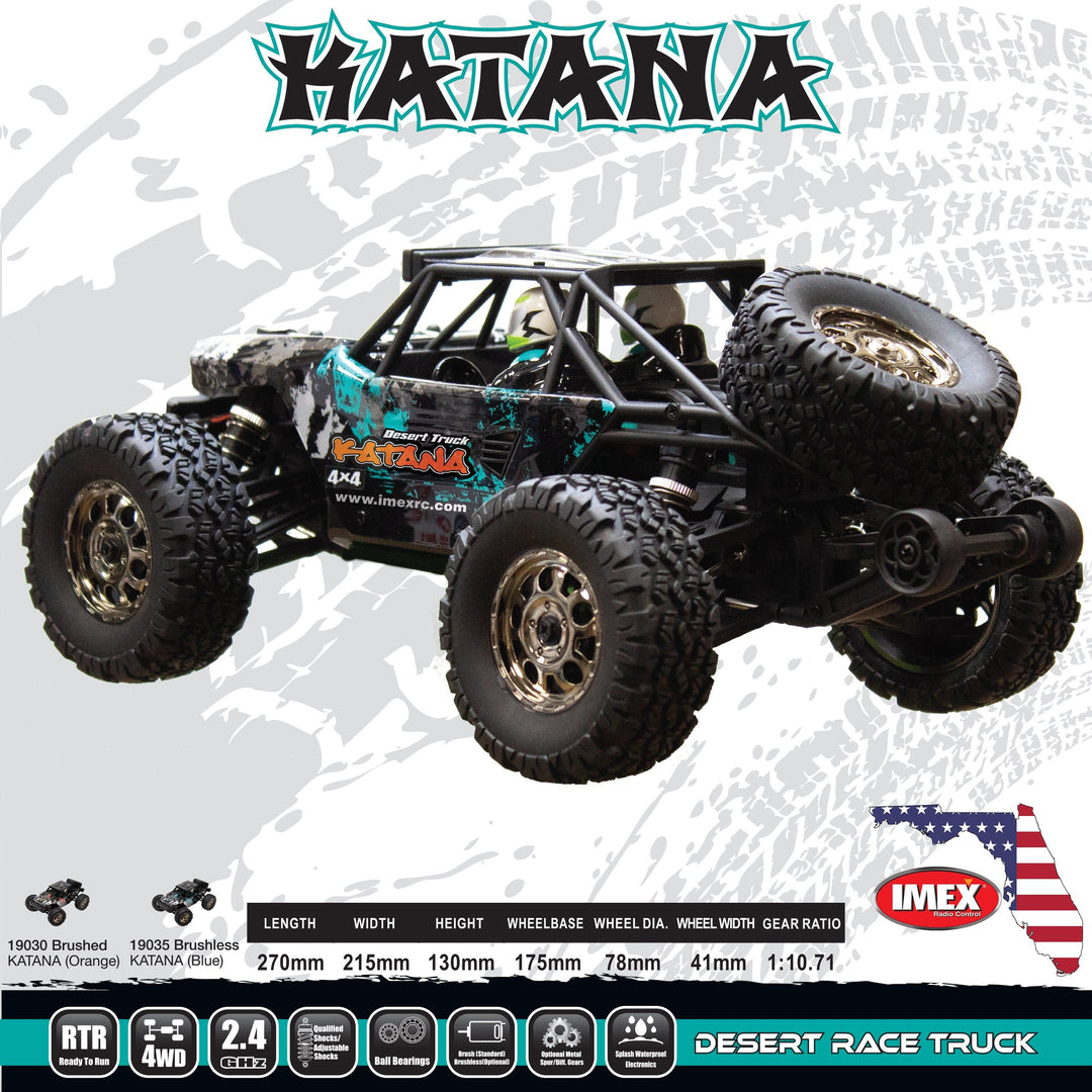 Katana 1/16th Scale Brushed RTR 4WD Desert Truck