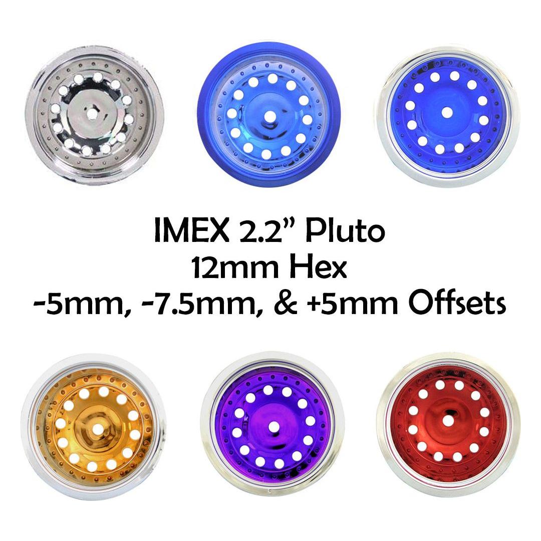 IMEX 2.2" Pluto Rims - 12mm Hex (1 Pair)