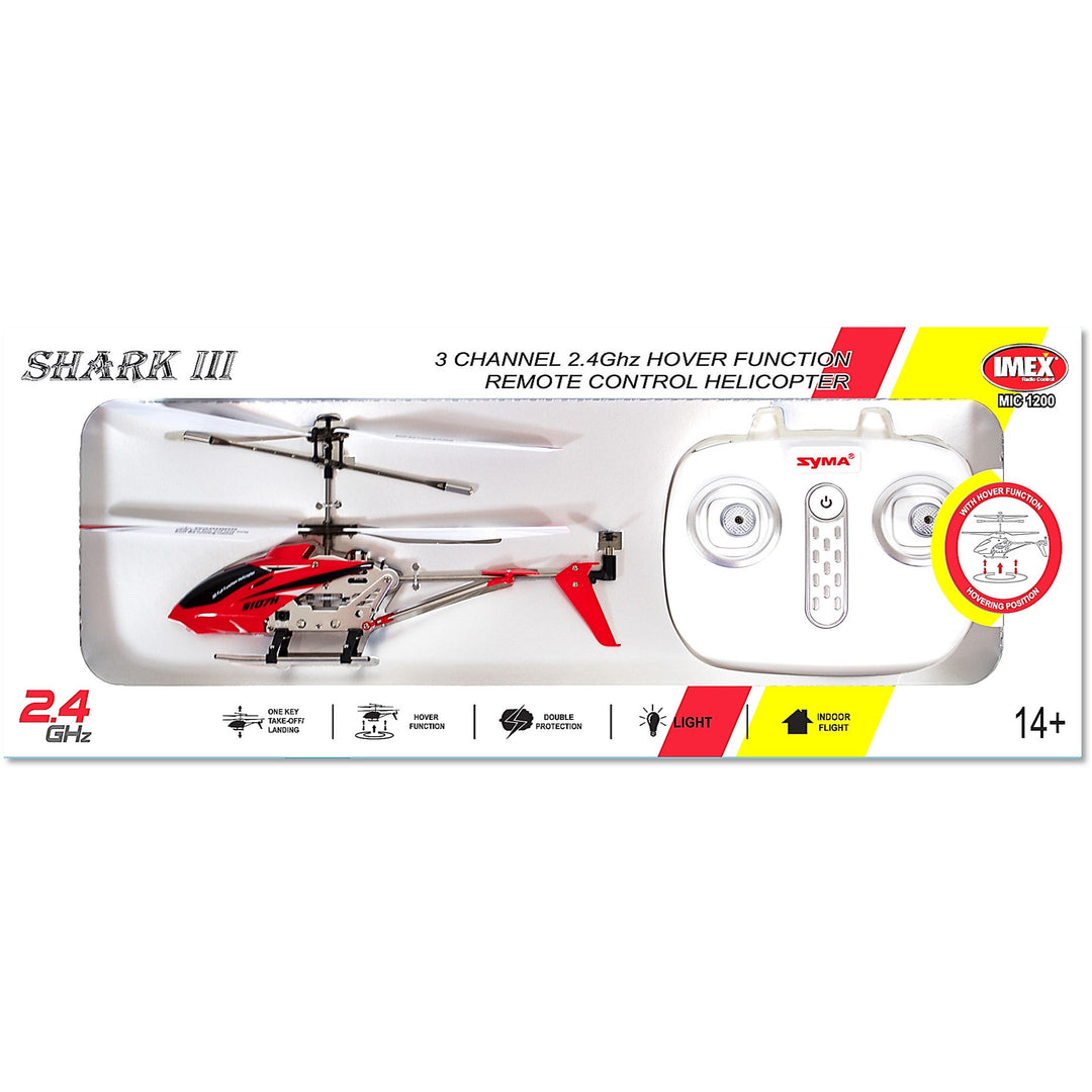 SHARK 3 Channel 2.4Ghz Gyro RC Helicopter