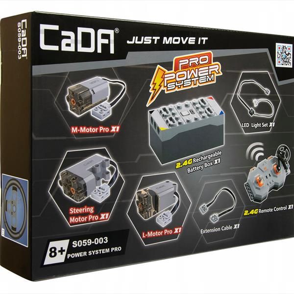 CaDA Pro Power System- Build a Motorized Version!