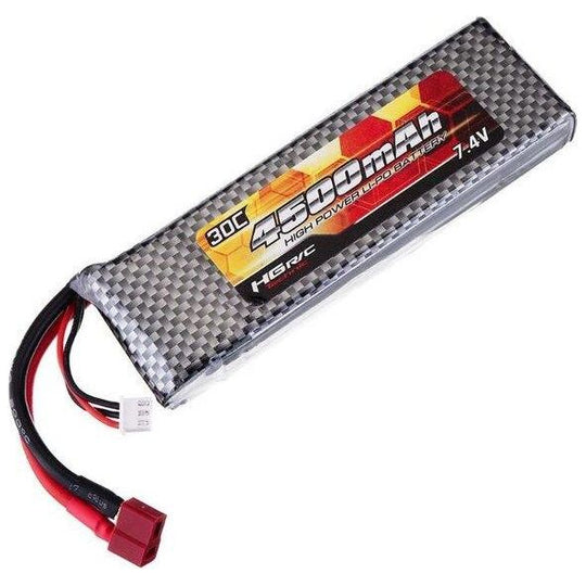 7.4V 2S 4500mAh Lipo Battery (T-Plug)