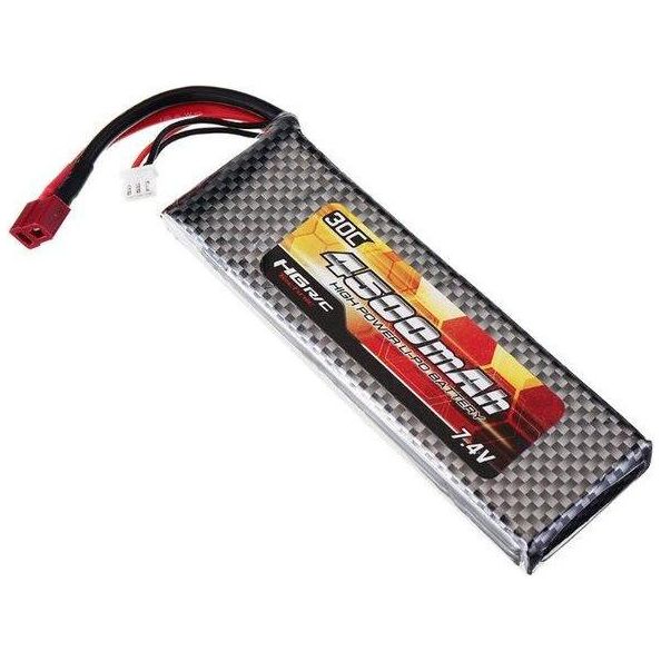 7.4V 2S 4500mAh Lipo Battery (T-Plug)